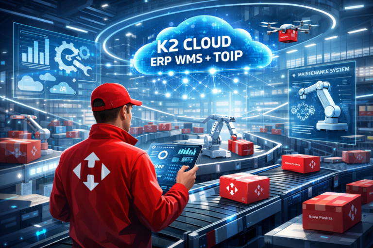 Як Нова Пошта посилює KPI роботи сортувальних центрів із K2 ERP WMS + ТОІР?