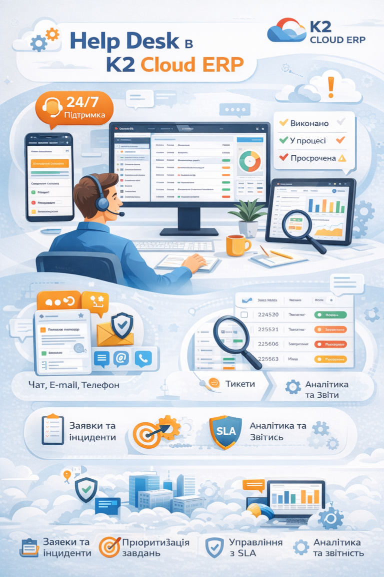 Help Desk в K2 ERP: досвід українських компаній на K2 ERP: Help Desk в K2 ERP