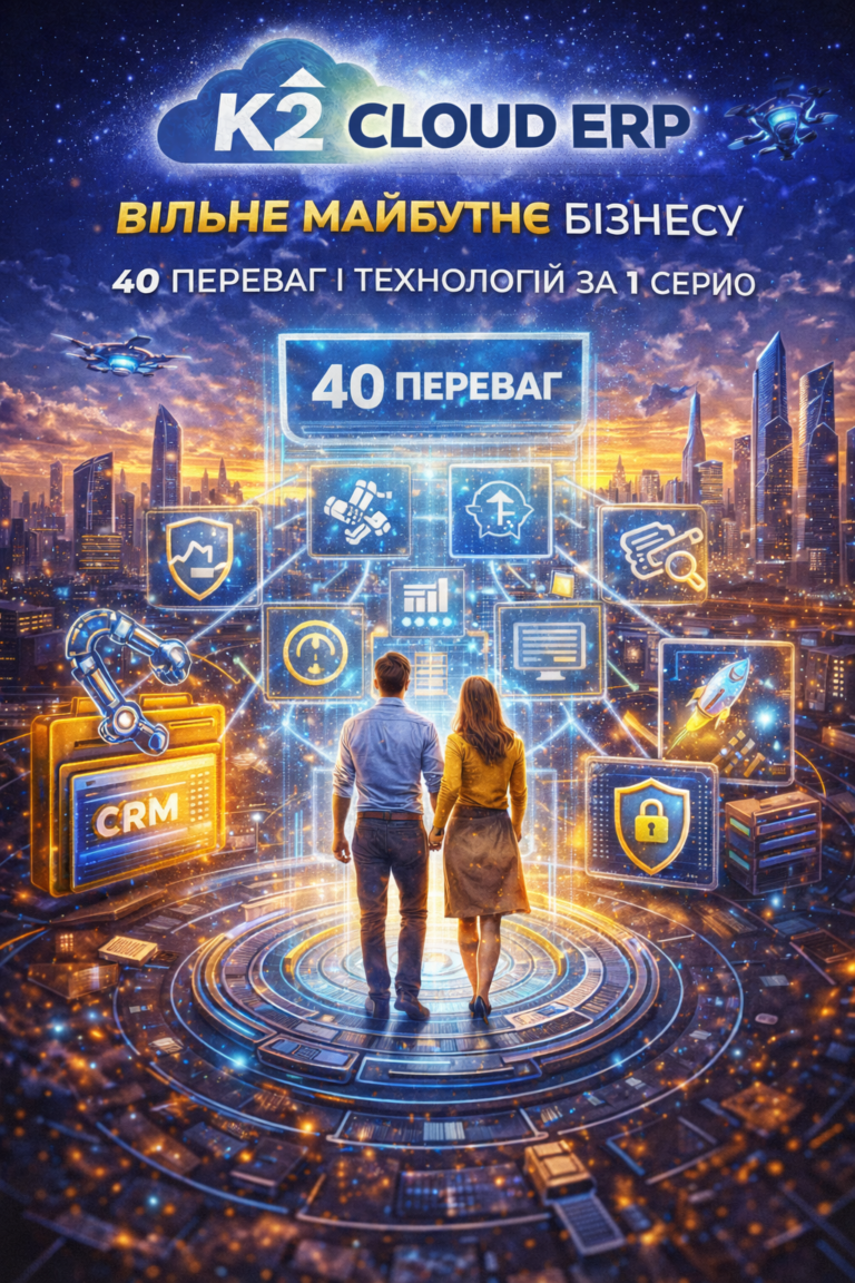K2 ERP: досвід українських компаній на K2 ERP: K2 ERP — вільне майбутнє бізнесу