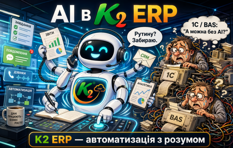AI в K2 ERP: досвід українських компаній на K2 ERP: AI в K2 ERP