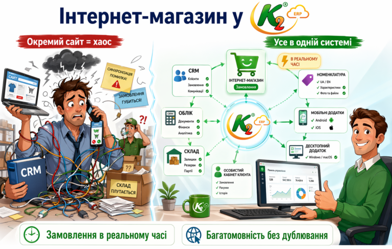 Інтернет-магазин у K2 ERP: досвід українських компаній на K2 ERP: Інтернет-магазин у K2 ERP
