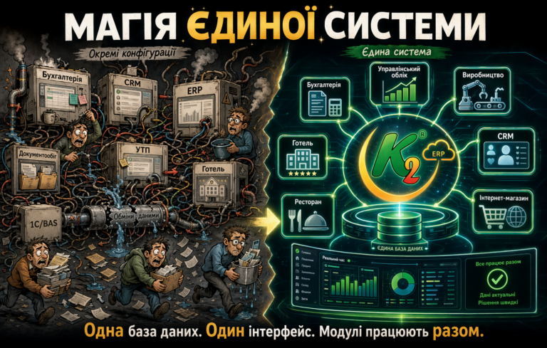 Магія єдиної системи: досвід українських компаній на K2 ERP: Магія єдиної системи