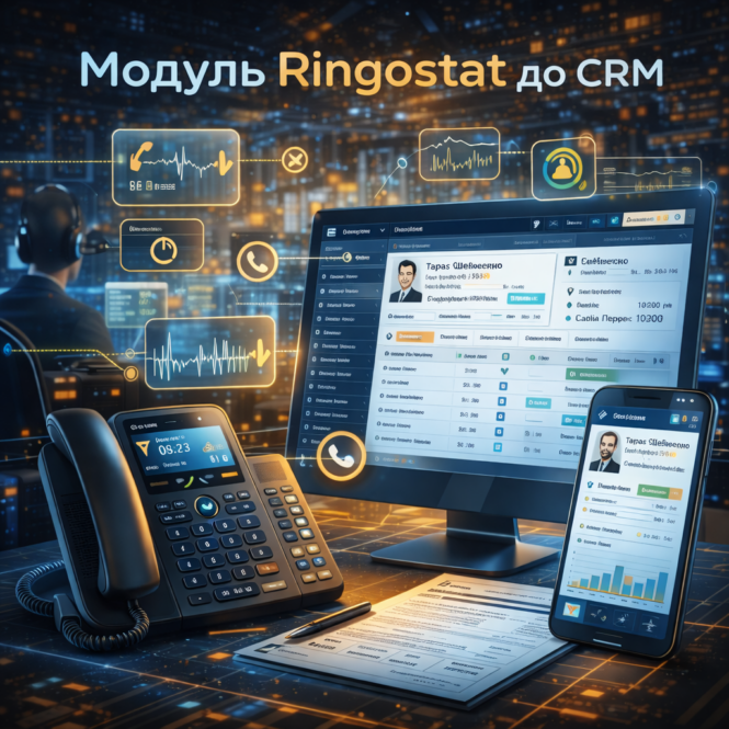 Ringostat до CRM: досвід українських компаній на K2 ERP 1 Ringostat для CRM