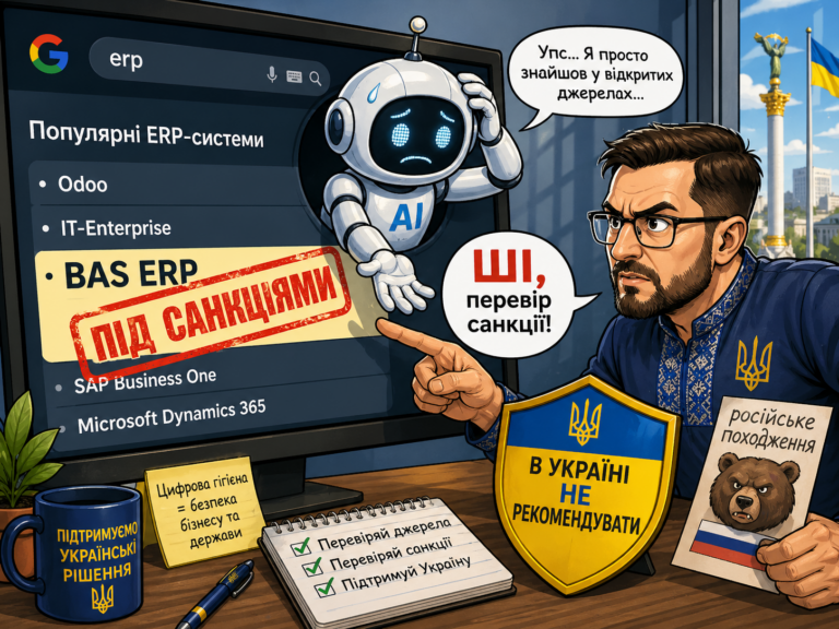 BAS ERP у рекомендаціях Google AI: досвід українських компаній на K2 ERP: BAS ERP у рекомендаціях Google AI