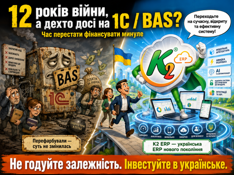 Чому українські ERP досі не витіснили 1С та BAS з ринку України за 12 років війн: досвід українсь…: Чому українські ERP досі не витіснили 1С